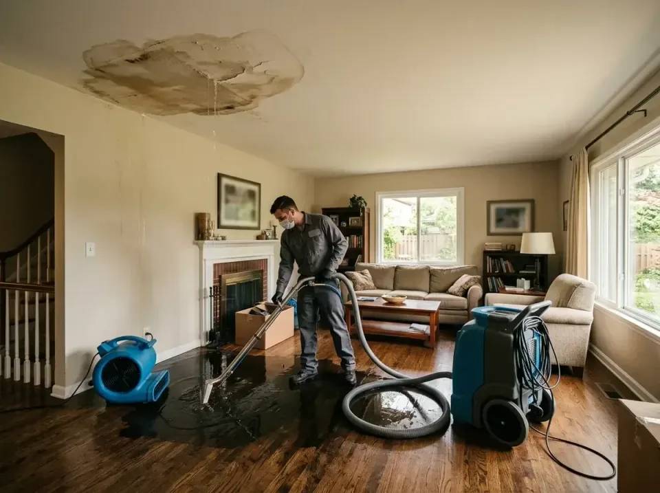 attic-pipe-burst-ceiling-drip-008 — frequently asked questions, Water Damage Restoration & Carpet Care in Haysville, KS